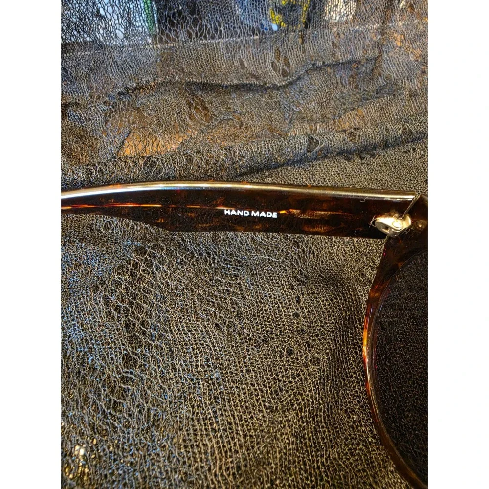 VTG 80s Anne Klein for Riviera Tortoiseshell Sunglasses Cat Eye Oval Frames Rare